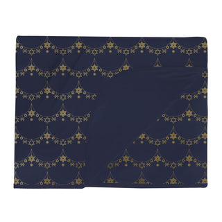 Double Layer Throw Blanket in Winter Garland