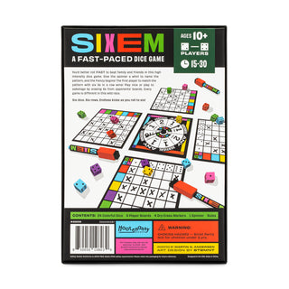Sixem™ – Fast-Paced Dice Game of Speed, Strategy & Family Fun