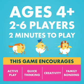 Hurry Up Chicken Butt™ – The Hilarious Fast-Paced Family Card Game for Kids, Teens & Adults