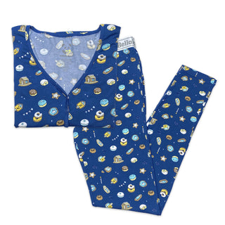 Bamboo Women's Pajama Set Hanukkah Cookies