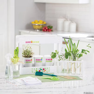 Home Grown Growing Kit | Indoor Gardening Science Kit for Kids | STEM Plant Growing Kit Ages 8+