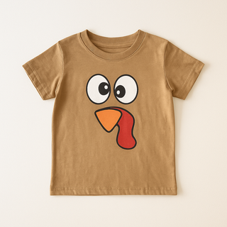 Gobble Gobble Turkey Face Tee