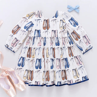 Girls Amma Dress Ballet Slippers