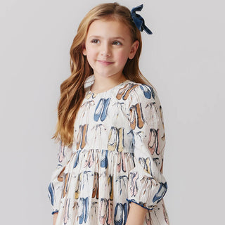 Girls Amma Dress Ballet Slippers