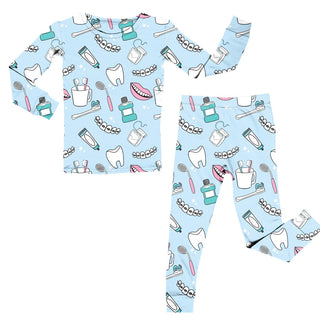 Bamboo Two Piece Pajama Set in Dentist