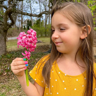 Neon Lights - Neon Hot Pink Glitter Nail Polish