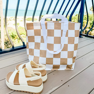 Large Cutie Tote in Block Party