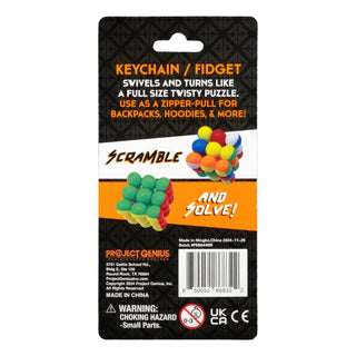 Inverse Blinx Puzzle Keychain: Twist, Solve, and Take It Anywhere