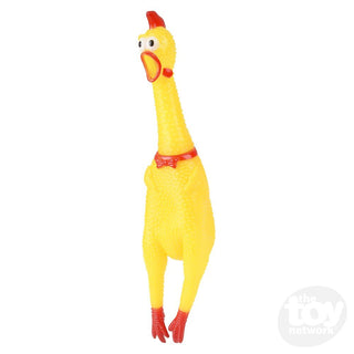 Screeching Chicken 16.5" – Squeeze & Squawk Funny Chicken Toy