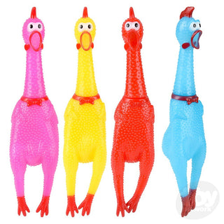 Screeching Chicken 16.5" – Squeeze & Squawk Funny Chicken Toy