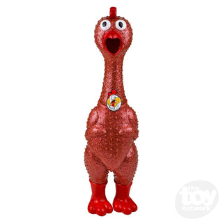 24" Giant Sparkle Rubber Chicken – Screaming & Screeching Chicken