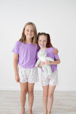 Narwhal x Slumberkins Girls Youth Short Set