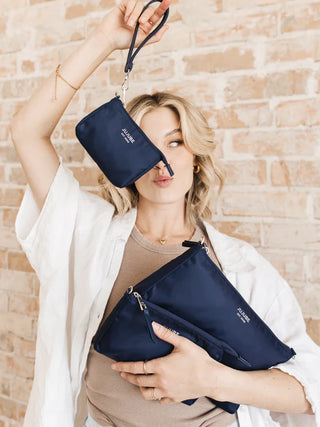 3-Piece Pouch Set Navy