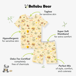 Jurassic Park Origins Kids Bamboo Short Set