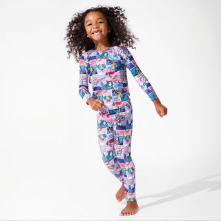 Justice League Heroines Bamboo Kids Pajamas