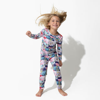 Justice League Heroines Bamboo Kids Pajamas