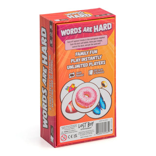 Words Are Hard™ – The Hilarious Party Card Game That Will Have Everyone Laughing