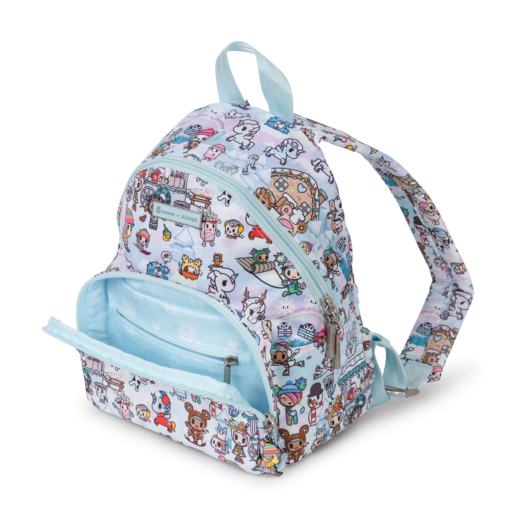 doodlebug mini backpack JuJuBe Everyday Mini Backpack, Snow Day
