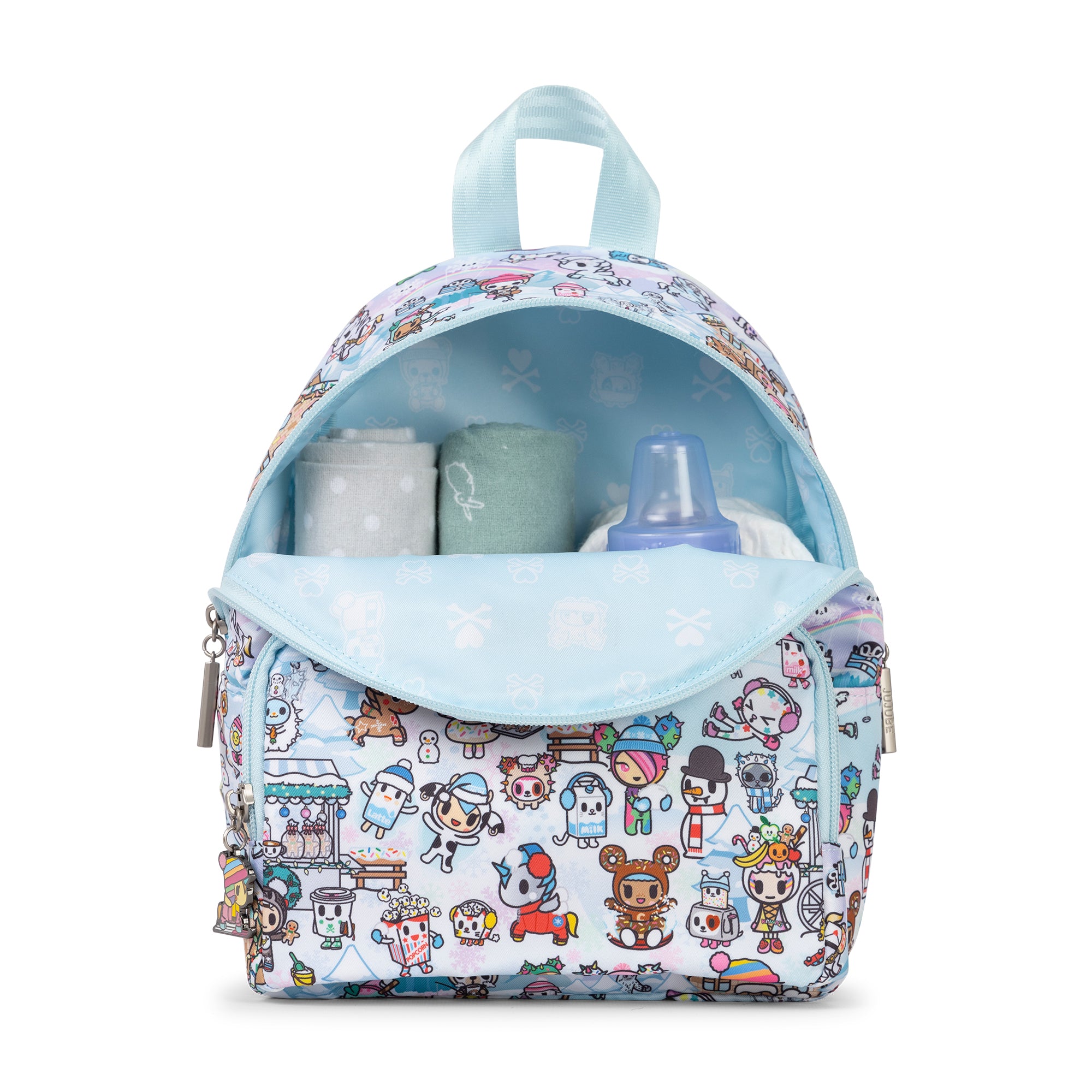 doodlebug mini backpack JuJuBe Everyday Mini Backpack, Snow Day