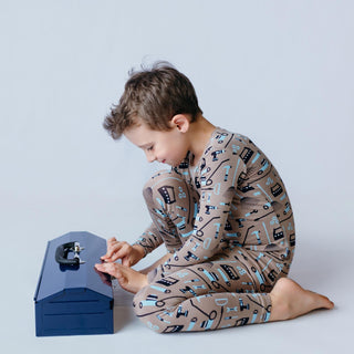 Long Sleeve Pajama Set Portabella Fall Tools