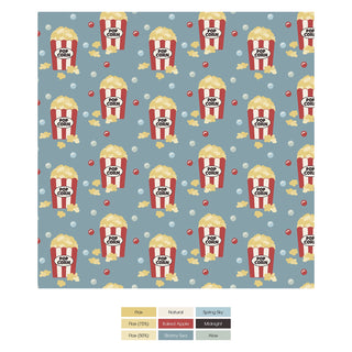 Long Sleeve Pajama Set Stormy Sea Movie Night