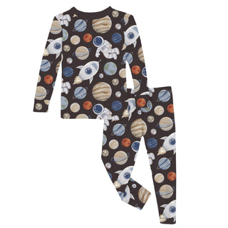 Long Sleeve Pajama Set Midnight Space Dream