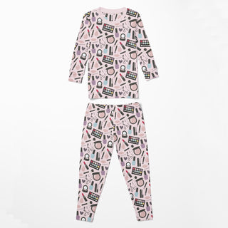 Long Sleeve Pajama Set in Mama's Makeup