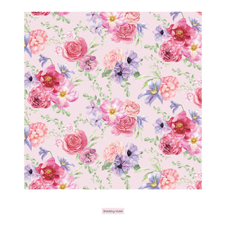 Long Sleeve Pajama Set in Shrinking Violet Dreamy Floral