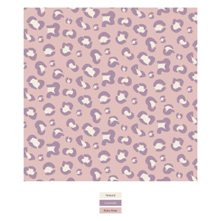 Long Sleeve Playtime Outfit Set in Baby Rose Cheetah Print