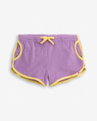 Lilac Terry Sierra Shorts – Girls Drawstring Shorts with Pockets