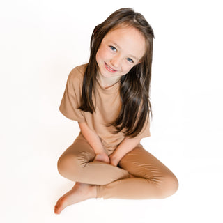 Tan Toddler Leggings