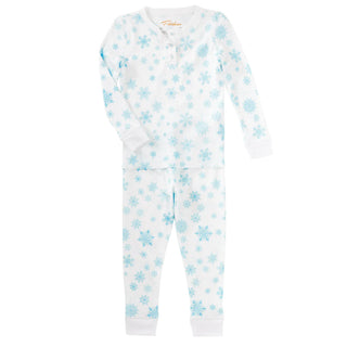 Blue Snowflakes Pajamas