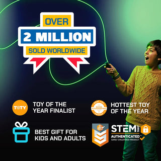 ZipString® Luma – Light-Up Floating String Toy for STEM, Sensory & Screen-Free Fun