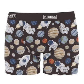 Men's Boxer Brief in Midnight Space Dream