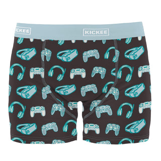 Men's Boxer Brief in Midnight Gamer