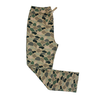 Classic Camo Relaxed Waffle Knit Bamboo Lounge Pajama Pants