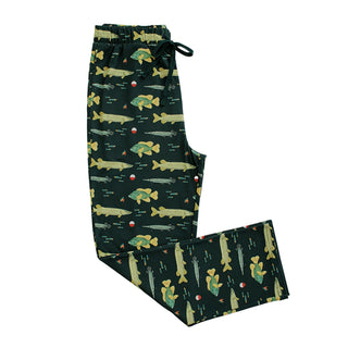 Gone Fishing Relaxed Bamboo Lounge Pajama Pants
