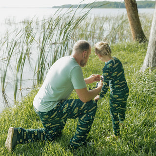 Gone Fishing Relaxed Bamboo Lounge Pajama Pants