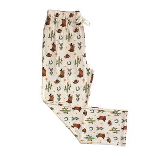 Cowboy Christmas Bamboo Lounge Pants – Adult Holiday Pajama Pants