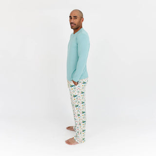 Coastal Christmas Bamboo Relaxed Lounge Pajama Pants