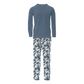 Kickee Pants Men's Print Long Sleeve Pajama Set: Winter Ice