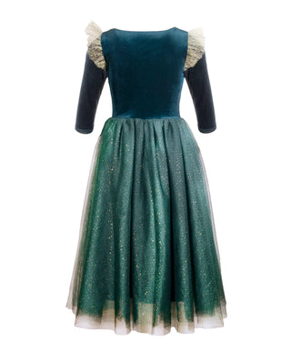 The Brave Princess Teal Costume Dress