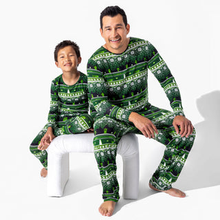 Minecraft Creeper Holiday Bamboo Kids Pajamas
