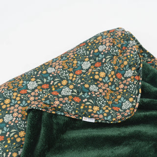 Moonlit Meadow Twin Bamboo and Fleece Throw Blanket