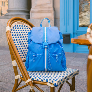 Wave Motion Drawcord Backpack