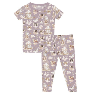 Short Sleeve Pajama Set in Sweet Pea Fairy Party