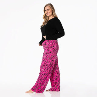 Bamboo Women's Print Pajama Pants: Calypso Cheetah Print