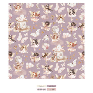 Short Sleeve Pajama Set in Sweet Pea Fairy Party