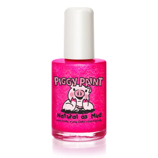Neon Lights - Neon Hot Pink Glitter Nail Polish