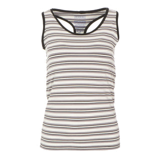 Women's Luxe Tank in India Pure Stripe